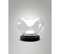 BRENA LAMPADA DA TAVOLO TRASPARENTE IN VETRO A LED CCT 2700K - 3000K - 4000K- 5,5W - 540 lm DIMMERABILE