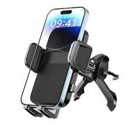 Brencco Porta Cellulare Auto, 360° Regolabile Presa Aria Supporto Telefono Auto, Gancio Super Stabile per Cellulare da 4.0''-7.0''