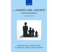 Brenda Hale David Pearl Elizabeth Coo The Family, Law & Society: Cas (Tascabile)
