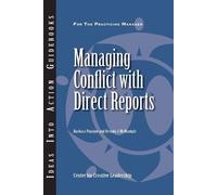 Brenda J. McManigle Center for Creative Leadersh Managing Conflict (Tascabile)