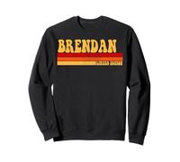 BRENDAN Nome Idea Personalizzata Uomo Retro Vintage BRENDAN Felpa
