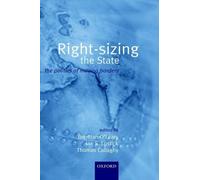 Brendan O'Leary Right-sizing the State (Copertina rigida)