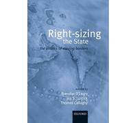 Brendan O'Leary Right-sizing the State (Copertina rigida)