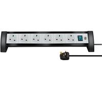 Brennenstuhl 00140806 - Multipresa per ufficio con 6 prese, 3 m