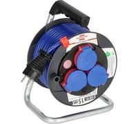 Brennenstuhl 1079850 Avvolgicavo 15.00 m Blu Spina schuko