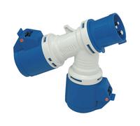 Brennenstuhl 1081582 Distributore a 2 prese, spina e 2 prese CEE