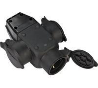 Brennenstuhl 1082120 145 mm 55 mm 12 cm 3-fold 3 sockets Robust rubber coupling