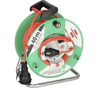 Brennenstuhl 1098560001 Avvolgicavo 38 m Rosso (opaco) Spina schuko