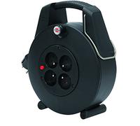 Brennenstuhl 1102501 Confort-Line CL-L - Avvolgicavo, 5 m, H05VV-F 3G1,0, nero, 20 m, 1102901