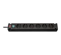 Brennenstuhl Bremounta Socket Strip 6Way BK
