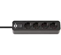 Brennenstuhl 1153240000 1,5 m Interno Tipo F Type F (CEE 7/4) IP20 Nero Socket