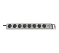 Brennenstuhl Presa multipla EL SOLID 8 Super-Solid 8 prese con interruttore 2,5 m Argento Schuko