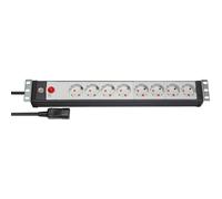 Brennenstuhl 1156057128 - 3 m - 8 AC-Ausgänge - Indoor - Managed - Schwarz - 90 mm ( 1156057128 )