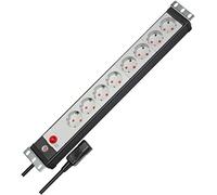 Brennenstuhl 1156057128 - 3 m - 8 AC-Ausgänge - Indoor - Managed - Schwarz - 90 mm ( 1156057128 )