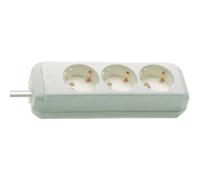 Brennenstuhl 1158610030 Multipresa 3 scomparti Bianco Schuko 1 pz.