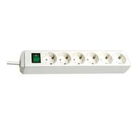 Brennenstuhl 1159520400 multipresa con interruttore 6 scomparti bianco schuko 1
