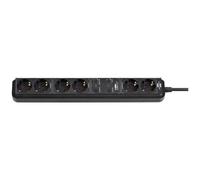 Brennenstuhl 1159760936 Multipresa con WiFi 6 scomparti Nero Schuko 1 pz.