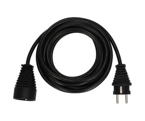 Brennenstuhl 1165441 - Prolunga elettrica da 5 m, H05VV-F 3G1,5, colore nero