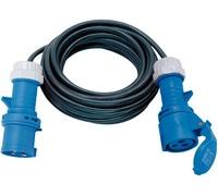 Brennenstuhl 1167650110 10 m 1 presa(e) AC Esterno IP44 Neoprene Nero Blu CEE