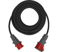 Brennenstuhl 1167720 Prolunga 25 m CEE 5 poli IP 44, Nero/Rosso