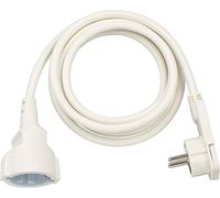 Brennenstuhl 1168980220 2m White power cable - Power Cables (2 m, Male/Female, W
