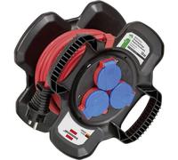 Brennenstuhl 1169717100 Alimentazione Prolunga Nero, Rosso 10.00 m AT-N05V3V3-