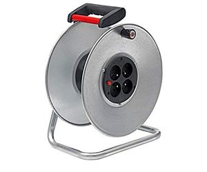 Brennenstuhl 1207301 - Avvolgitubo vuoto, colore argento