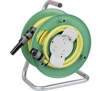 Brennenstuhl 1237130 WS32 Avvolgitubo da giardino 20 m 1/2 pollice 1 pz. Verde