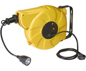 Brennenstuhl 1241101 - Avvolgicavo elettrico automatico 10+1,5 m, H05VV-F 3G1,5