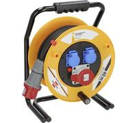 Brennenstuhl Brobusta CEE 1 H07RN-F 5G1.5 Avvolgicavo 3 Uscite 40m Giallo/Nero