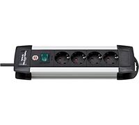 BRENNENSTUHL 1391000014 - Base múltiple Premium-Alu-Line (4 tomas)