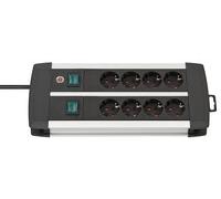 Brennenstuhl Multipresa 1391000908 Interno 3 m 8 prese Nero