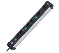 Brennenstuhl 1391030601 3 m Interno Ad angolo IP20 Alluminio Nero Argento 6