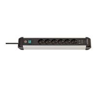 BRE 1391030610 - Presa multipla con USB, 6 prese, con interruttore e cavo 3m