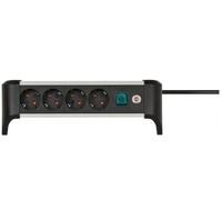 BRE 1391040400 - Presa multipla, a 4 ingressi, con interruttore e cavo da 1,8 m.