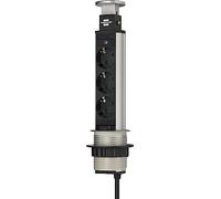 Brennenstuhl Presa multipla a 3 vie Tower Power, 2m, H05VV-F 3G1,5 Quantità:1
