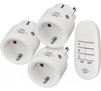 Brennenstuhl 1507070 Bianco 25 m IP20 Comfort-Line Remote Control Socket Set