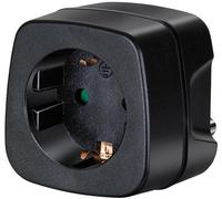 Brennenstuhl 1508460 adattatore e invertitore Interno Nero (brennenstuhl Travel Adapter - stikadap) NEW