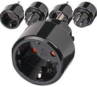 Brennenstuhl 1508550 - Adattatore presa elettrica, colore: Nero