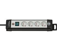 Brennenstuhl 1951104600 - Presa multipla interna 10 AC, 3 m, colore: Nero