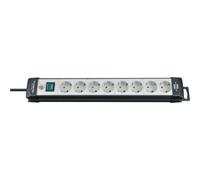 Brennenstuhl 1951580100 multipresa con interruttore 8 scomparti nero bianco