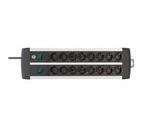 Brennenstuhl 1391000916 - 3 m - 16 AC-Ausgänge - Indoor - Aluminium - Schwarz - Weiß - 515 mm ( 1391000916 )