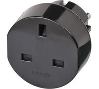 Travel Adapter GB/earthed adattatore e invertitore Nero, Adattatore presa Nero, Bulk