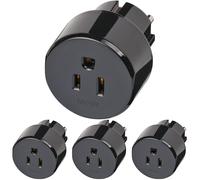 1508520 adattatore e invertitore Interno Nero, Adattatore presa Nero, Universale, Interno, Nero, 48 mm, 45 mm, 65 mm, Bulk