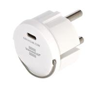 Brennenstuhl Adattatore presa USB C (caricatore USB da inserire in un nido di presa, 2,4 A, compatibile con prese IP44 e avvolgicavo di Brennenstuhl, design piatto)