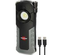 BRE 1173730001 - Torcia a LED a batteria ricaricabile 1000 + 380 lm, ricarica wir
