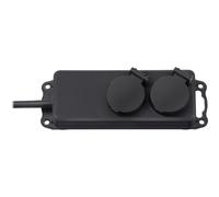 Brennenstuhl BN-1159930 2 presa(e) AC 230 V Nero 2 m Power strip 2 socket IP44