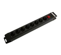 Brennenstuhl BN-1951180100 3 m Nero Plastica 8 presa(e) AC Nero Prolunga