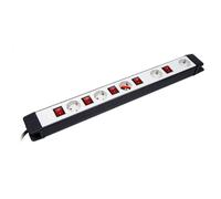 Brennenstuhl BN-1951550600 3 m Nero Grigio Plastica 5 presa(e) AC Nero Prolunga