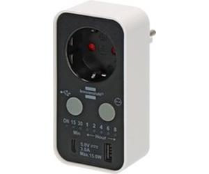 Brennenstuhl BRE 1506180 Countdown Timer Digital USB A e C
